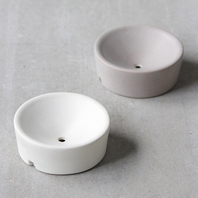 Stoneware Soap Tray | White
