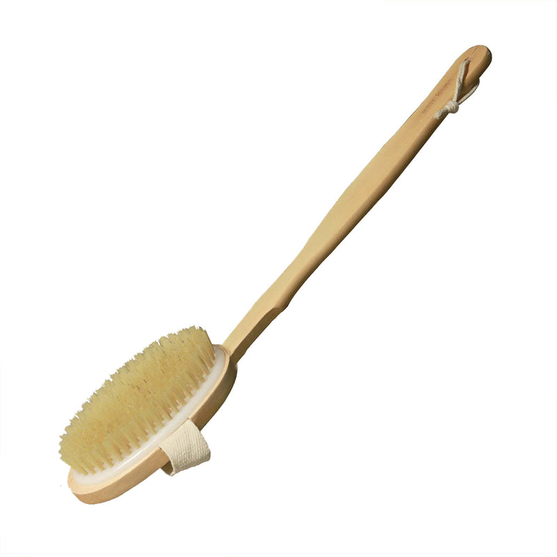 Bath Brush | With Removable Handle | Brown