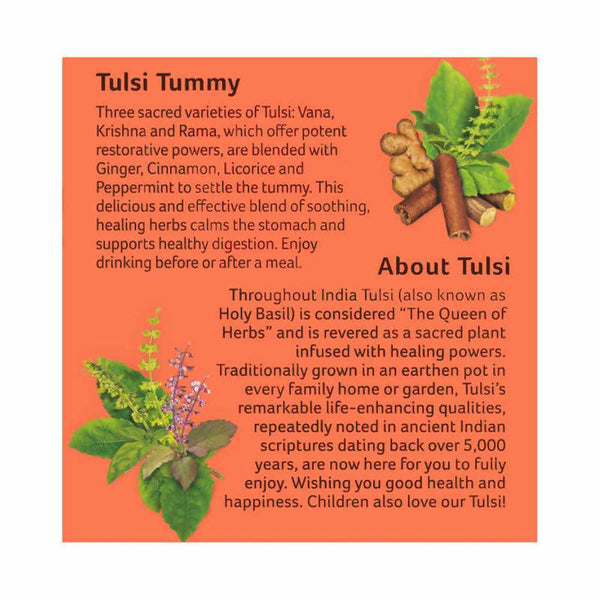 Organic India Tulsi Tummy | Relieves Indigestion | 25 Tea Bags