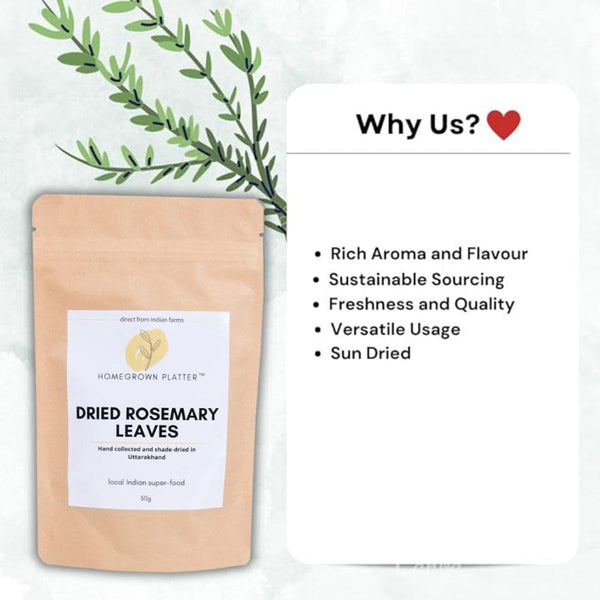 Dried Rosemary Leaves | Rich in Essential Vitamins | 50 g