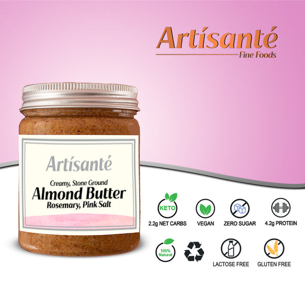Almond Butter | Rosemary & Pink Salt | 180 g