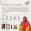 Cotton Rakhi for Brothers | Plantable Seed Rakhi | Yellow