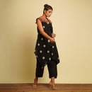 Cotton Cambric Co Ord Set for Women | Tie-Dye | Black