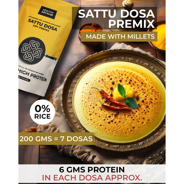 Sattu Dosa Premix | Enhance Digestion