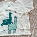 Cotton Baby Jabla Set | Alpacas Design | White