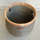 Sea Grass Plant Basket | Black | 33 cm