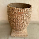 Sea Grass Plant Basket | Brown