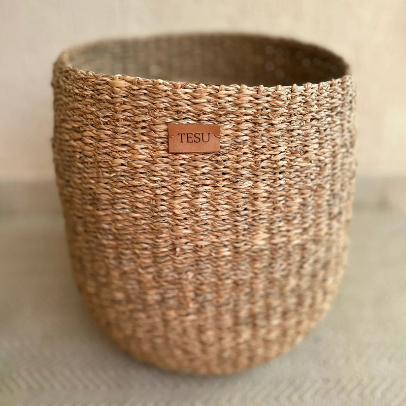 Sea Grass Plant Basket | Brown