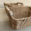 Sea Grass Storage Basket | Brown | 31 cm