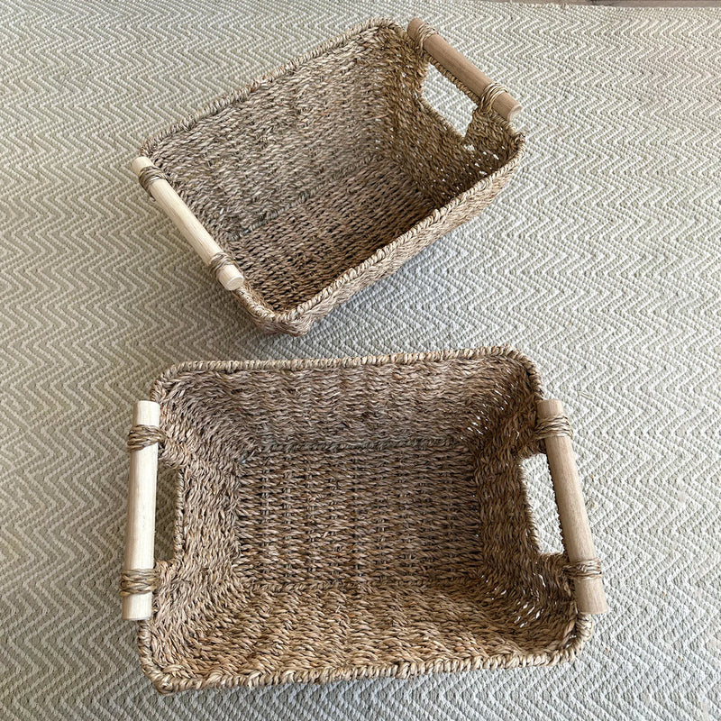 Sea Grass Storage Basket | Brown | 31 cm