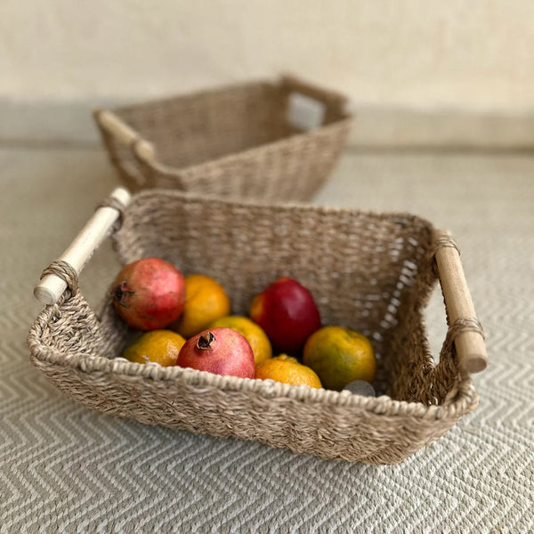 Sea Grass Storage Basket | Brown | 31 cm