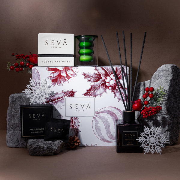 Aroma Gift Hamper | Soy Wax Candle | Diffuser & Car Freshener