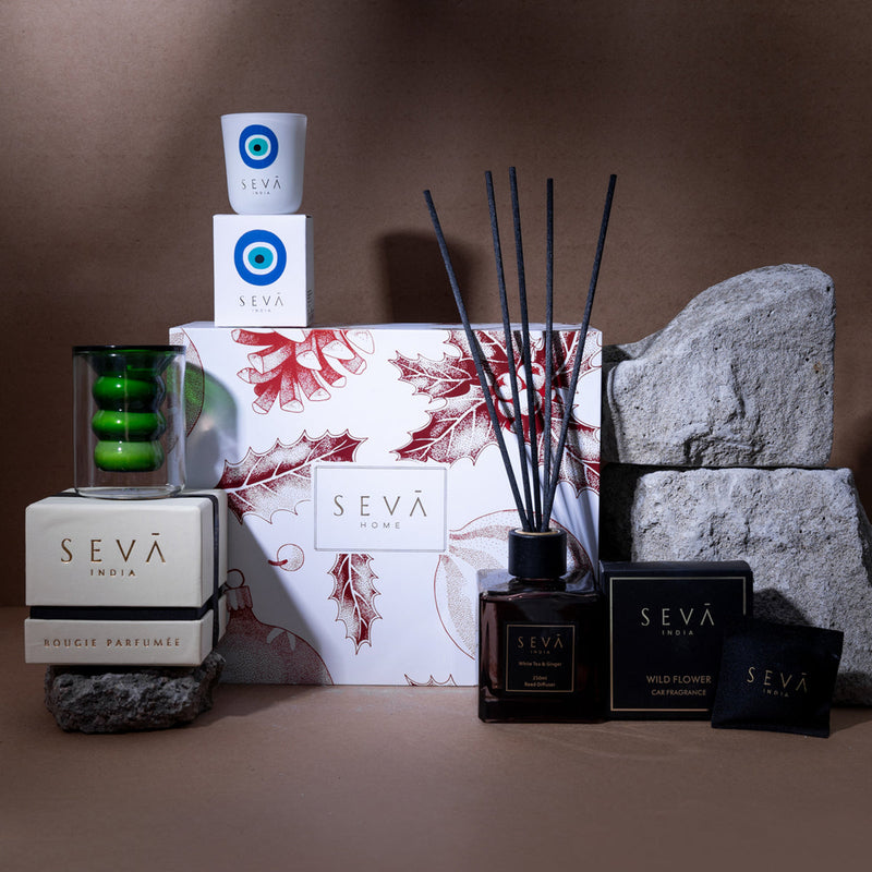 Aroma Gift Set | Soy Wax Candle | Diffuser & Car Freshener