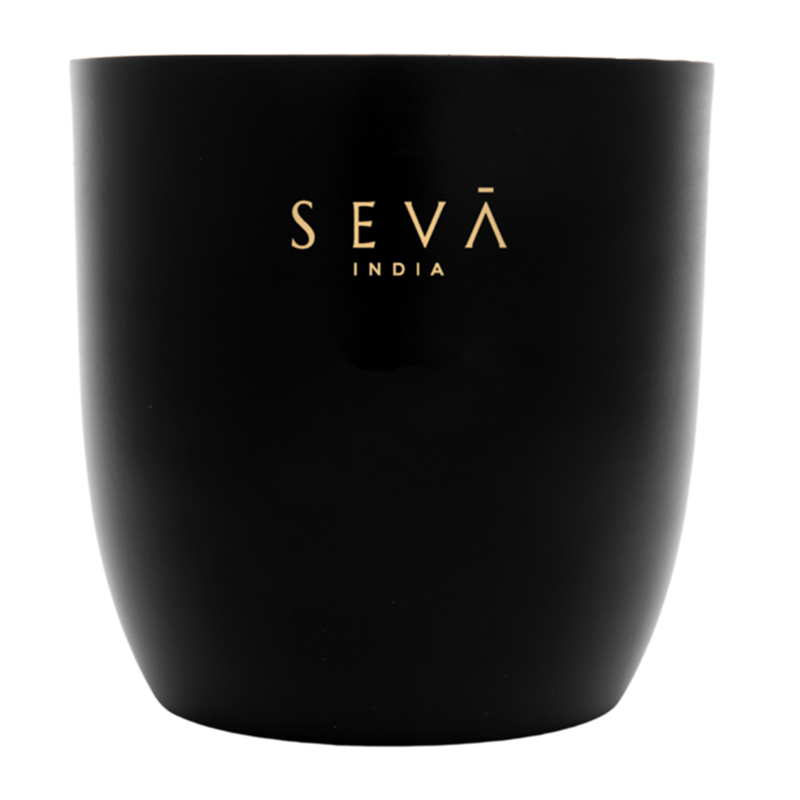 Festive Gifts | Scented Jar Candles | Soy Wax | Black | Amber-Musk & Vetiver