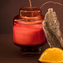 Scented Candle Gift | Soy Wax | Red | Bitter Orange