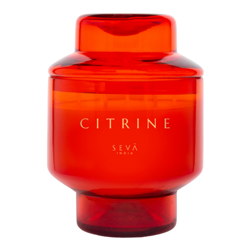 Scented Candle Gift | Soy Wax | Red | Bitter Orange