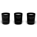 Festive Gift Hampers | Scented Candle Gift Hamper | Soy Wax | Black | Set of 3.