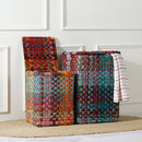 Laundry Basket | Upcycled Textile | Multicolour