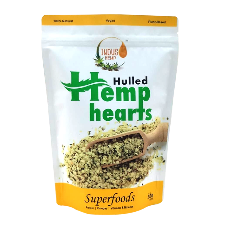 Hemp Hearts | Perfectly Balanced Omegas 3, 6 & 9 | 250 g | Improves Heart Health | Vegan & Gluten-free