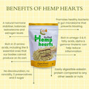 Hemp Hearts | Perfectly Balanced Omegas 3, 6 & 9 | 500 g | Improves Heart Health | Vegan & Gluten-free