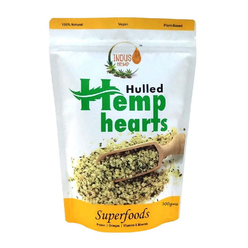 Hemp Hearts | Perfectly Balanced Omegas 3, 6 & 9 | 500 g | Improves Heart Health | Vegan & Gluten-free