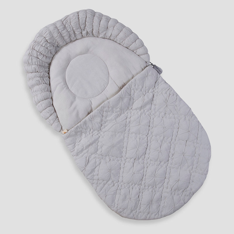 Cotton Baby Sleeping Bag | Comfort Cloud | Grey.