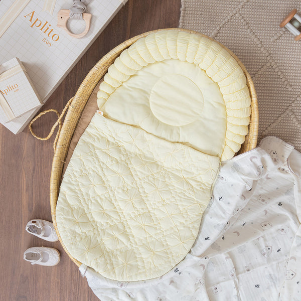 Cotton Baby Sleeping Bag | Comfort Cloud | Lemon.