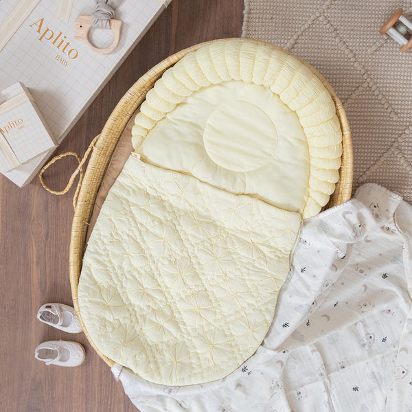 Cotton Baby Sleeping Bag | Comfort Cloud | Lemon.