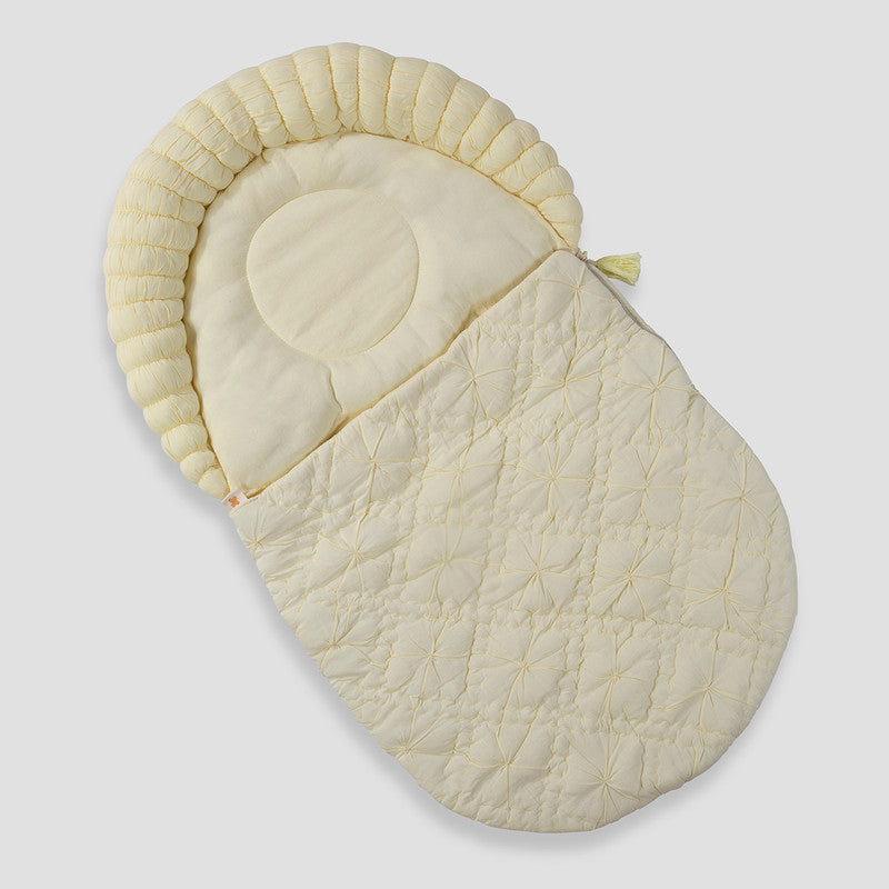 Cotton Baby Sleeping Bag | Comfort Cloud | Lemon.