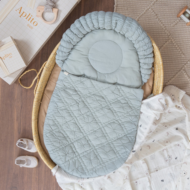 Cotton Baby Sleeping Bag | Comfort Cloud | Sage Green