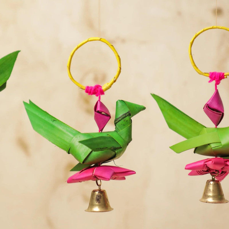 Palm Leaf Parrot Bandhanwar Toran | Decoration | Single