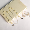 Crochet Coins Spectacle Retainer | Beige