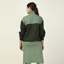 Organic Cotton Unisex Jacket | Dropped Shoulders | Green