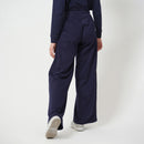 Organic Cotton Jogger Pants for Women | Wide | Navy