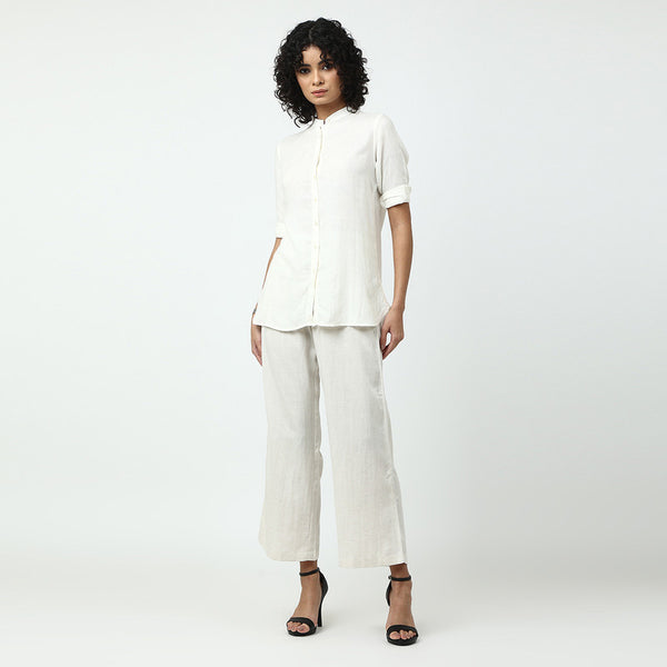 Off-White Shirt for Women | Linen Modal