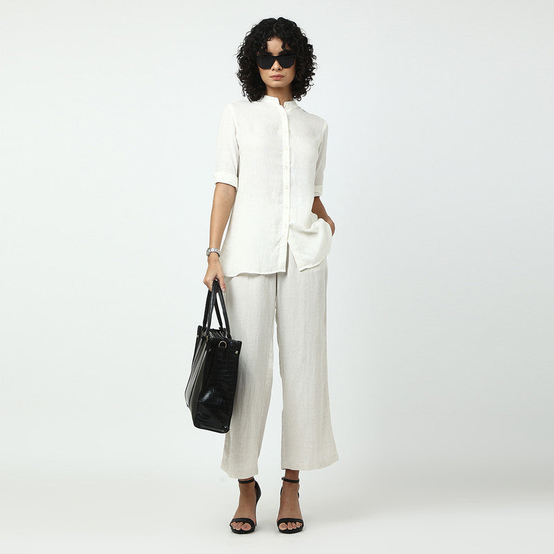 Off-White Shirt for Women | Linen Modal