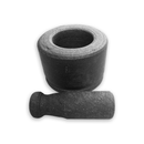 Stone Mortar and Pestle | Grey & Black