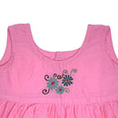 Cotton Baby Girl Dress | Daisy Design | Pink