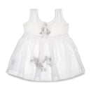 Baby Girl White Dress | Mulmul Cotton | Hen Design