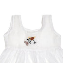 Baby Girl White Dress | Mulmul Cotton | Hen Design