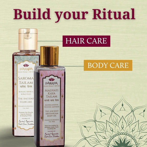 Body Massage Oil | Ashwagandha & Vetiver | Madyati Kaya Thailam | 100 ml
