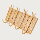 Rattan & Wicker Wall Hanger Organiser | Beige | 45 cm