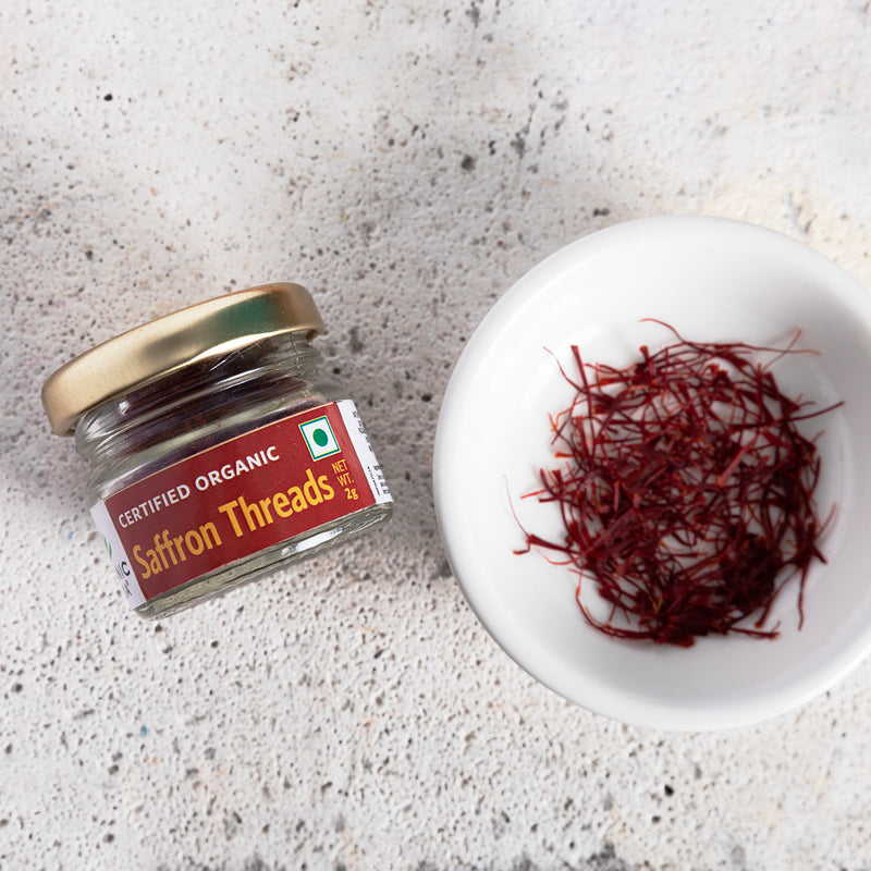 Organic Saffron Thread | Kesar | 2 g