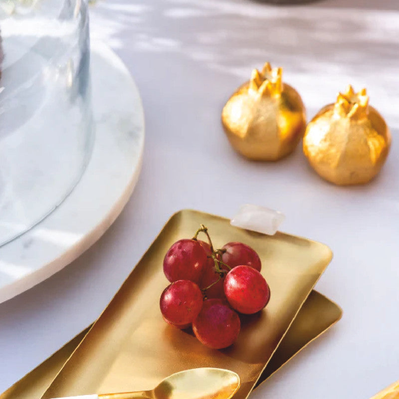 Pomegranate Salt & Pepper Set | Gold