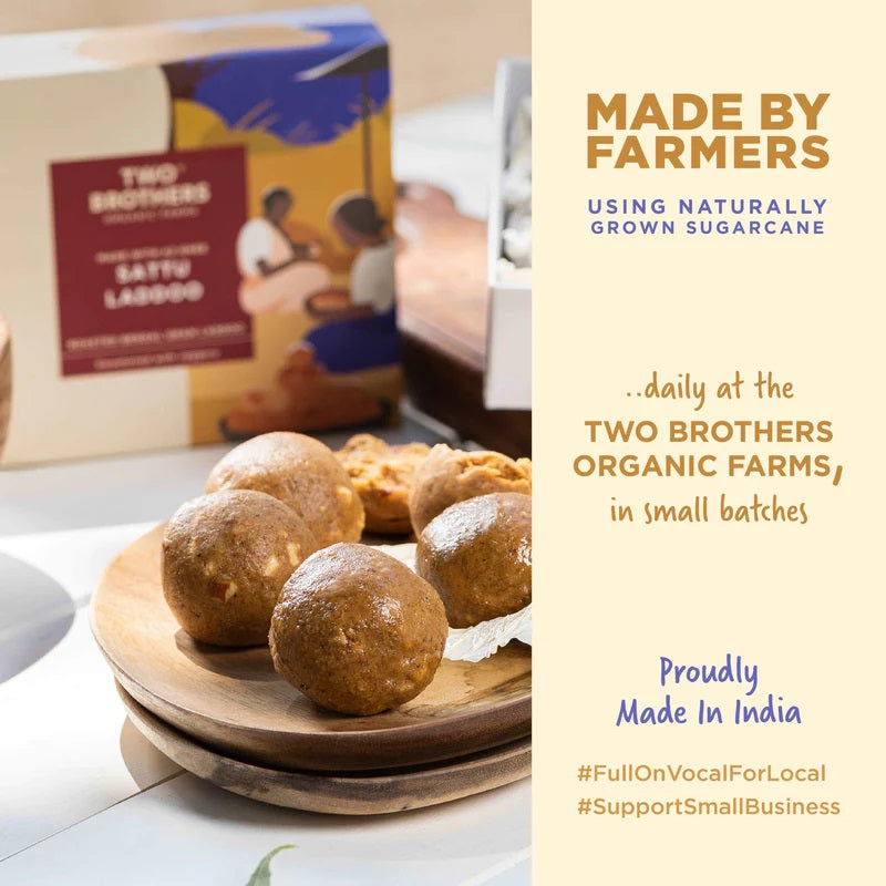 Festive Sweet Box | Sattu and Jaggery Laddoo | Protein Rich | 350 g