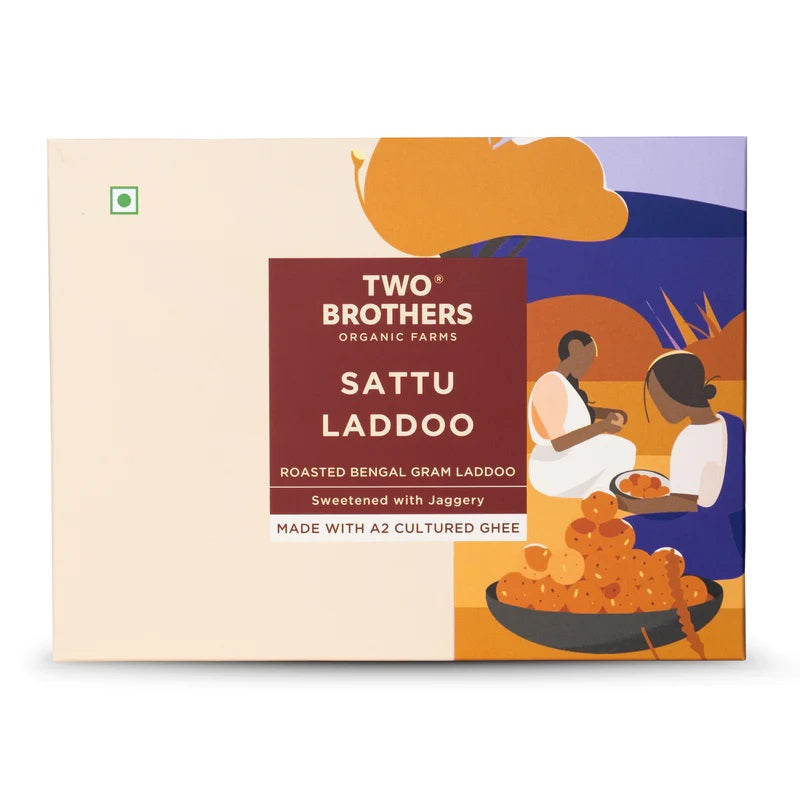 Festive Sweet Box | Sattu and Jaggery Laddoo | Protein Rich | 350 g