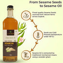 Sesame Oil | Pure Cold Pressed | 1 Litre | Pack of 2