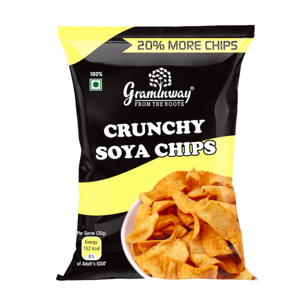 Crunchy Soya Chips | Natural | 100 g