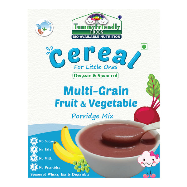 Organic Baby Food | Sprouted Porridge Mixes | Pack of 4 | 200 g Each