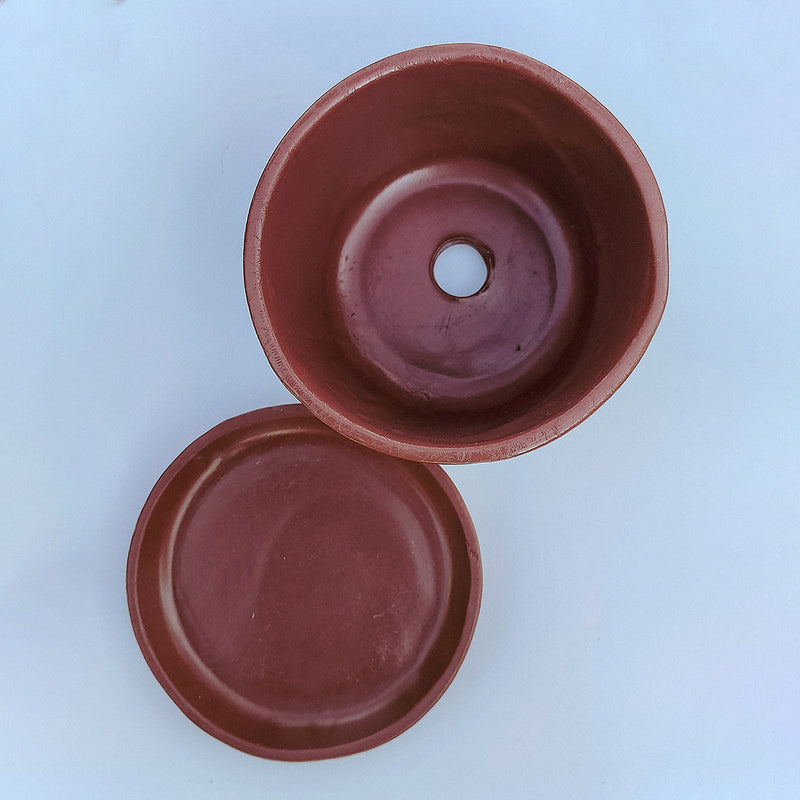 Ceramic Planters | Brown | 8 cm